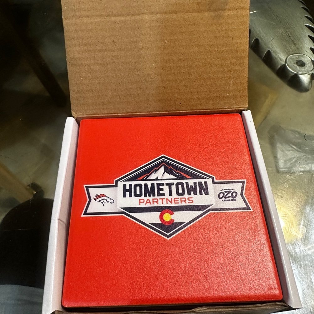 Dever Broncos cup coasters NFL
